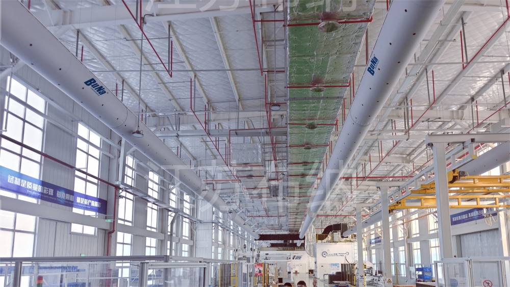 布袋风管在工业厂房的应用优势